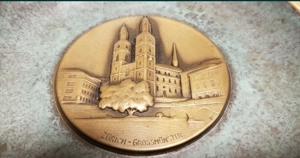 Farfurie decor din alama - imagine 4