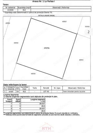 Oferim spre vanzare teren in suprafata 812 mp, Giroc in apropiere de DAF - imagine 6