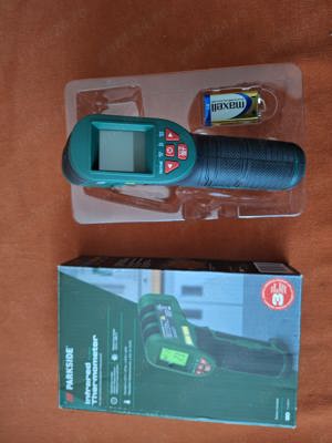 Termometru digital cu laser  si infraroșu model PTI 380 B1 Parkside - imagine 6