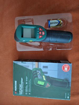 Termometru digital cu laser  si infraroșu model PTI 380 B1 Parkside - imagine 3