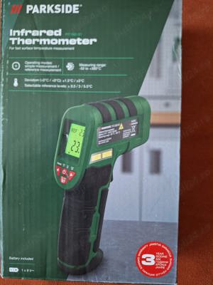 Termometru digital cu laser  si infraroșu model PTI 380 B1 Parkside - imagine 4