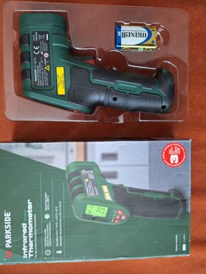 Termometru digital cu laser  si infraroșu model PTI 380 B1 Parkside - imagine 2