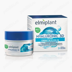 Elmiplant Hyaluronic 3D 50ml, cremă antirid de noapte sau zi