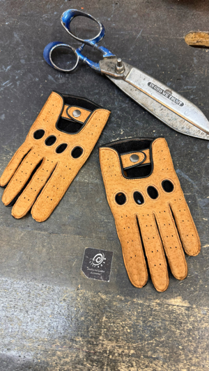 Manuis de condus Piele Peccary  - imagine 3