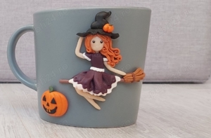 Cadou pentru copii de Haloween fetita pe matura handmade
