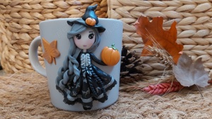 Cadou pentru copii de Haloween fetita handmade