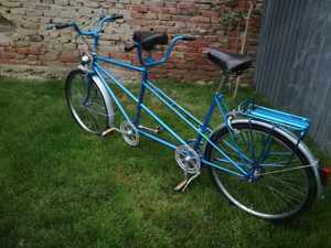 Bicicleta tandem vintage
