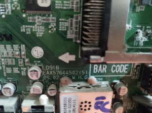 placa de baza eax5764502 de pe tv LG 32lh5000 - imagine 2