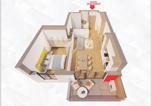 De Vânzare Apartamente noi cu 2 camere - imagine 4