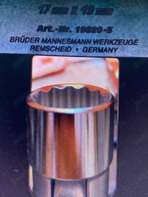 Cheie dubla tubulara cu cardan 17-19 mm - imagine 2