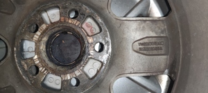 vand 4 jante aluminiu VW R16 cu cauciucuri de vara - imagine 2