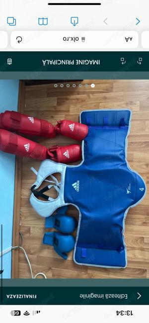 Echipament apărătoare corp ptr karate