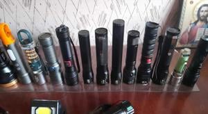 Lanterne metalice led acumulator litiu 18650 zoom putere mare raza 100 - 1500 metri , noi la cutie - imagine 2