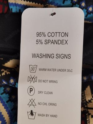 Colanti dama imblaniti fulgi nea craciun sarbatori iarna colant model norvegian - imagine 5