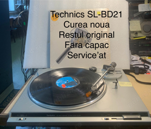 Technics SL-BD21 autoreturn fara capac
