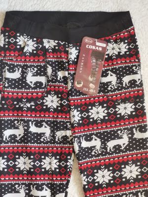  colanti dama imblaniti lungi grosi reni cerbi fulgi nea zapada albi leggins craciun sarbatori iarna