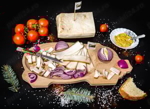 Slanina afumata de mangalita 