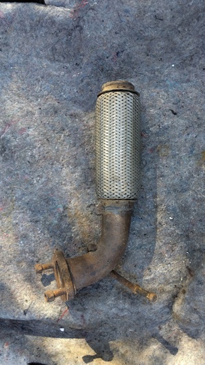 Flexibil toba cu cot FORD FUSION FIESTA  1.4 TDci