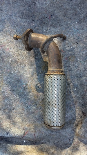 Flexibil toba cu cot FORD FUSION FIESTA  1.4 TDci - imagine 2