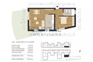 Apartament 2 camere la parter, cu grădină * A01 Coquette Style ( M99 Residence ) - imagine 4