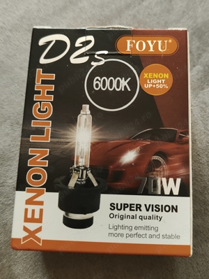 2 Becuri Xenon D2S 6000k - imagine 2