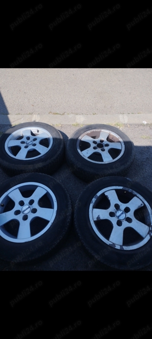 Vând set 4 jante aliaj R15 Volskwagen  - imagine 4
