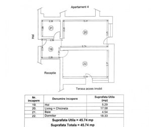 Apartament 2 camere + loc de parcare - imagine 12