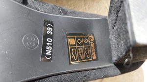 Pantofi damă negri, C' M, catifea, No. 39 - imagine 3