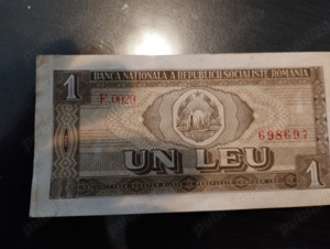 bancnota 1 leu, 1966
