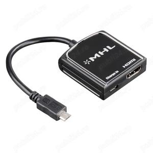 Hama Adaptor MHL (Mobile High-Definition Link) Micro USB la HDMI  