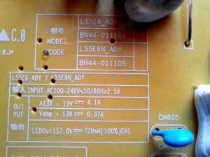 Componente diverse TV led Samsung ( lipsa eticheta de pe capac ) - imagine 6