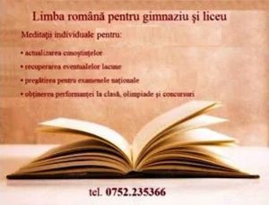 Meditatii la Limba si literatura romana (Timisoara)