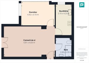 Apartament cu 2 camere în Giroc - imagine 18