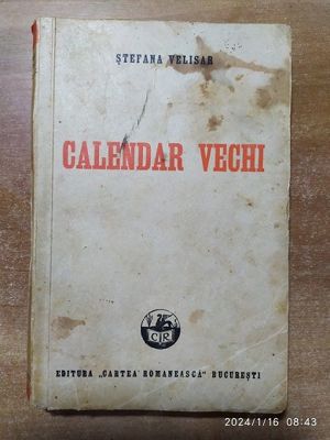 Stefana Velisar - Calendar vechi PRINCEPS 1939