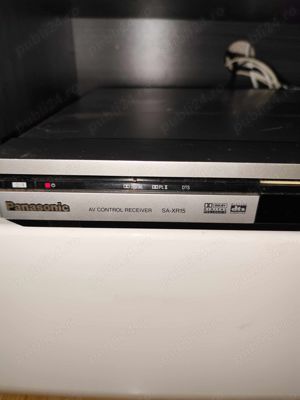 Panasonic SA-XR15 Dolby digital DYSAV-Receiver silbet + boxe - imagine 6