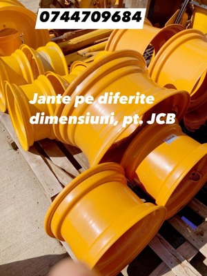 Jante noi si sh pentru utilajele jcb stoc - imagine 4
