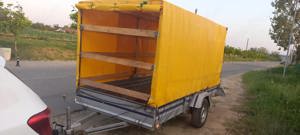 Remorcă de volum 3,55mL 1,70ml 2,30mH 1300kg cu sistem de frânare recent înscrisă ,fără rugină - imagine 8