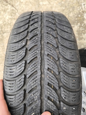 Set Jante Aliaj 15', Mazda, cu Anvelope M+S și Prezoane - ca noi - imagine 3