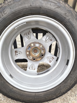 Set Jante Aliaj 15', Mazda, cu Anvelope M+S și Prezoane - ca noi - imagine 5