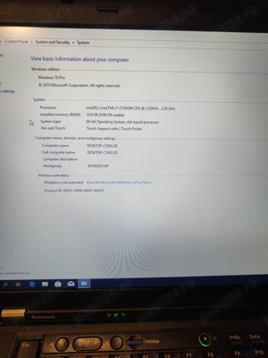 Lenovo Thinkpad T530 i5 2,2ghz 8gb Ram HDD 500gb - imagine 2
