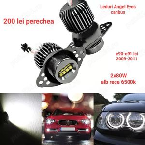 Led marker angel eyes BMW E60 E90 E53 E83 E39 E83 10w set doua bucati - imagine 2