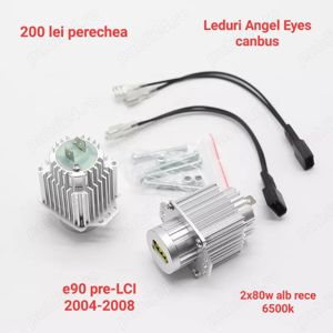 Led marker angel eyes BMW E60 E90 E53 E83 E39 E83 10w set doua bucati - imagine 3