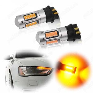 2 becuri t10 t20 w5w c5w c10w canbus PY21w 1156 P21W T15 alb rece - imagine 3