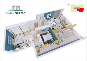 PARK GIROC apartamente 2 si 3 camere in RATE LA DEZVOLTATOR 7 ANI nZEB - imagine 4