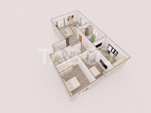 FARA COMISION! Apartament 4 camere 3 balcoane Rahovei 115 mpu etajul 1 - imagine 13