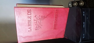 La Bible de Jerusalem Denoel  Paris Piele Sange de Bou 1955 edition