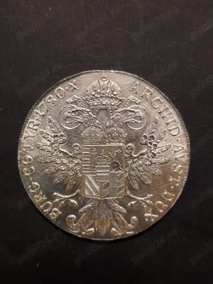 moneda argint Taler Maria Theresia 1780 - imagine 2