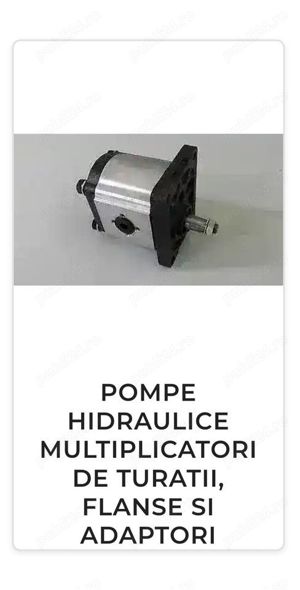 Pompa hidraulica tractor si crapatoare de lemne