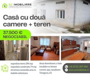 Casa accesibila cu 2 camere Teregova