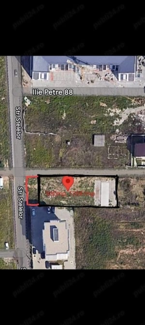 *Se vinde URGENT!  Teren două loturi >>Locația Chiajna -Militari Residence -Strada Stelelor nr.77.